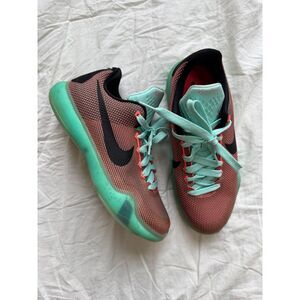 Nike Kobe 10 Easter GS Hot Lava Sunset Glow Basketball Shoes Size 5Y